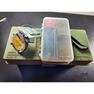 Sportfisher 250 Plastic Olive Green Vintage Tackle Box